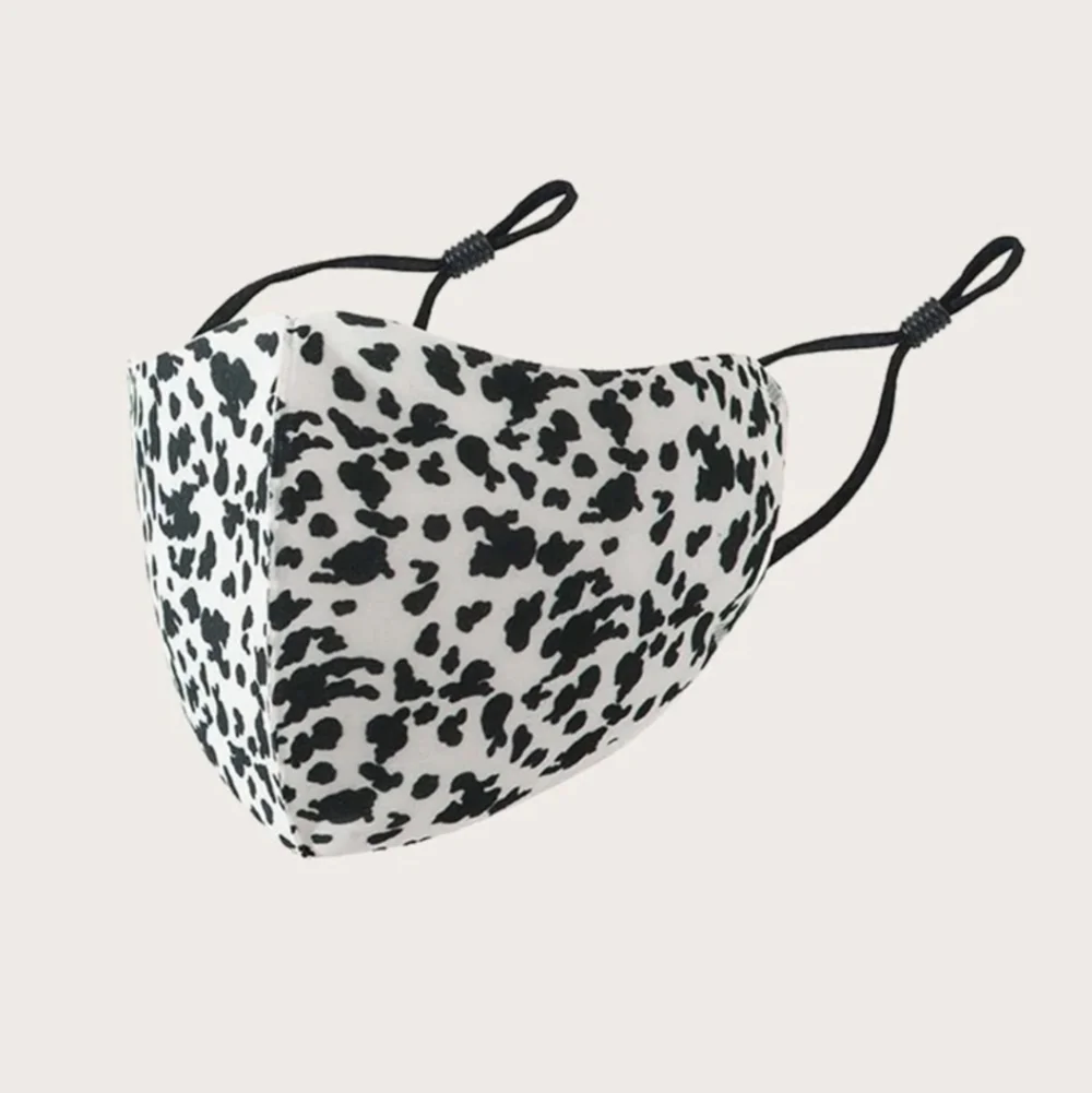 Black and white Dalmatians mask